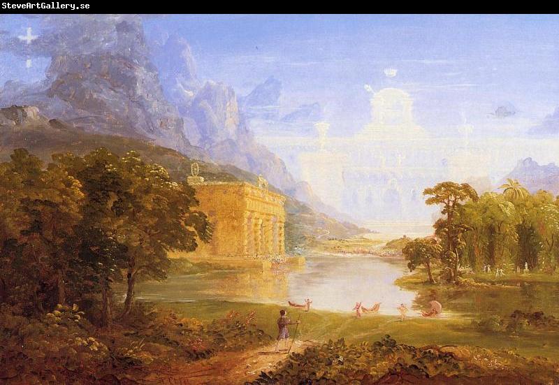 Thomas Cole The Cross and the World